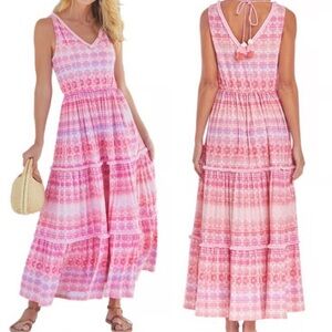 🆕Cabana Life UPF 50+ full length Dress- Pink size L
